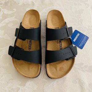 Birkenstock Black Arizona Birko-Flor